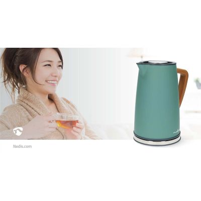 11. Nedis KAWK510EGN 1.7L Green Electric Kettle