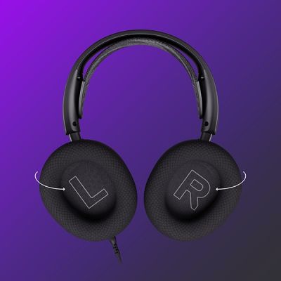 9. SteelSeries Arctis Nova 1 Black PC HeadphonesRefurbished