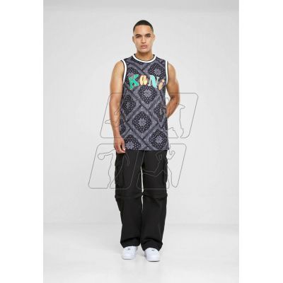 7. Karl Kani Woven Signature Paisley Basketball Tank M 6031440