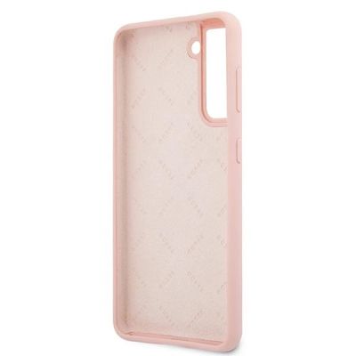 7. Guess GUHCS21MLSVSPI S21+ G996 pink/pink hardcase Script Vintage