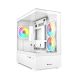 10. Sharkoon MK6 RGB Micro-ATX Computer Case 1xGlass White