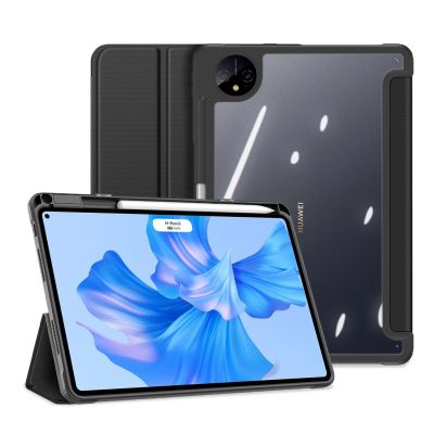 10. Dux Ducis Toby Case for Huawei MatePad Pro 11'' (2022) Cover with S Pen Pen Smart Cover Stand Black