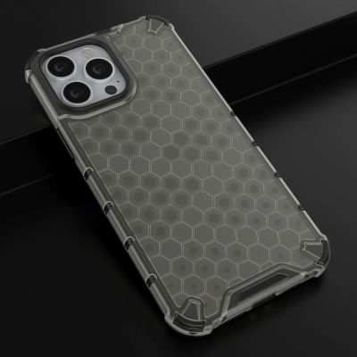 14. Honeycomb Case armor cover with TPU Bumper for iPhone 13 Pro Max black
