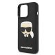 5. Karl Lagerfeld 3D Rubber Karl's Head Case for iPhone 13 Pro / iPhone 13 - Black