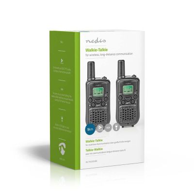 2. Nedis WLTK0500BK walkie-talkie Black