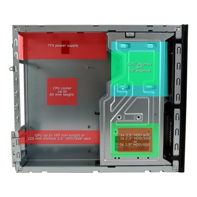 11. LC-Power LC-1406MB-TFX-ON Micro Tower Computer Security & Mounts Black