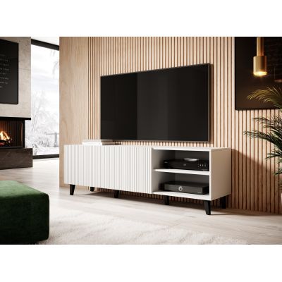 8. TV cabinet PAFOS 150x40x52 white matt
