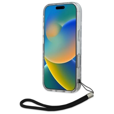 4. Karl Lagerfeld Zebra With Cord iPhone 16 Pro Max Case - Purple