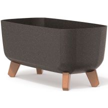 GRACIA CASE ECO WOOD FLOWER POT 39x19.5CM COFFEE