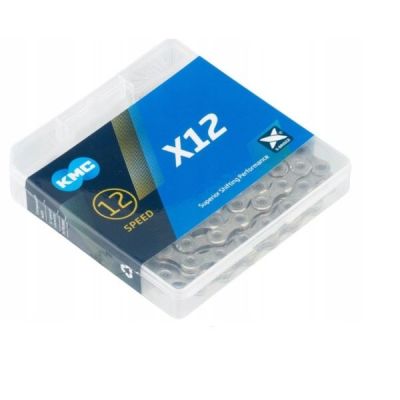 KMC Chain X12 126 Links Silver Box