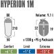 7. High Peak Hyperion 1M 23363 sleeping bag