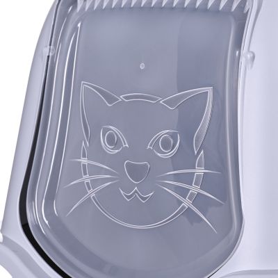 18. DIAMENTIQ BAYA litter box light gray/dark gray - cat litter box