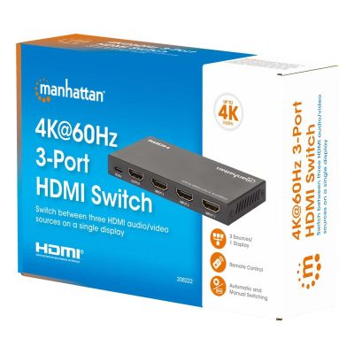 3. Manhattan 208222 HDMI Video Switch