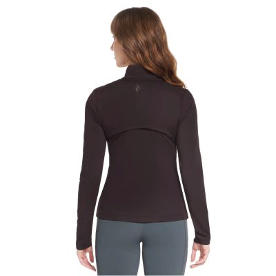 3. Skechers Go Flex Harmony Full Zip Jacket JA501-BRCT Brown L