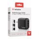 2. Verbatim GaN Charger 100W Universal Black AC Fast Charging Internal