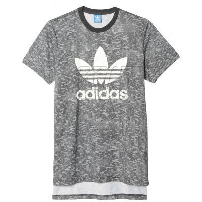 2. Adidas ORIGINALS Essentials Allover Print Tee M AY8360