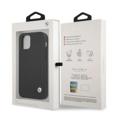 8. BMW Leather Deboss Case for iPhone 12 / iPhone 12 Pro - Black