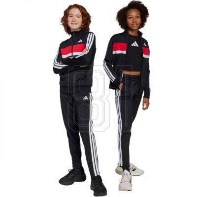 8. adidas Seasonal Essentials Tiberio 3-Stripes Jr JC7519 tracksuit