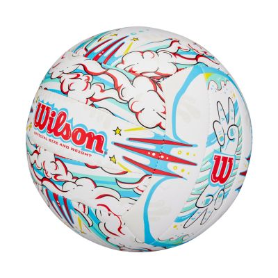 12. Wilson Graffiti Peace VB Volleyball New WV4008302XBOF