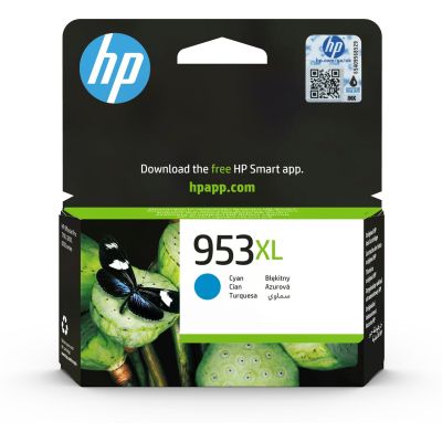 4. HP ink cartridge HP 953XL cyan, HP953XL=F6U16AE, 1600 pages, 20 ml.