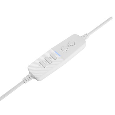 3. GENESIS Neon 764 Wired Headband Gaming Headset USB Type-A White