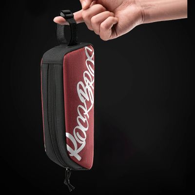 3. Rockbros G009 Flash Journey Top Tube Bike Bag 0.8L - Red