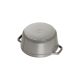 7. STAUB Round cast iron pot 40500-246-0 3.8l graphite