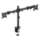 PureMounts PM-OFFICE-02 Monitor Holder/Stand 68.6 cm (27") Desk Black