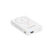 4. Powerbank Wozinsky WLWP-10KA0Y3WS 22.5W PD Qi2 10000 mAh, with stand, 1x USB-A, 1x USB-C - white