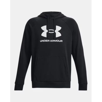 Under Armour Rival Fleece Logo Hoodie – black/white