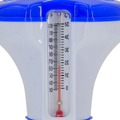 8. THERMOMETER WITH SWIMMING POOL CHEMICAL DISPENSER 12CM 290618