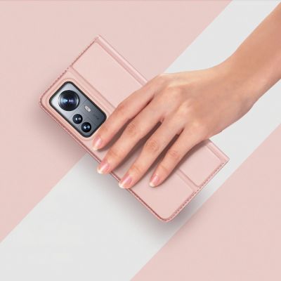 14. Dux Ducis Skin Pro Holster Cover Flip Cover for Xiaomi 12 Pro gold