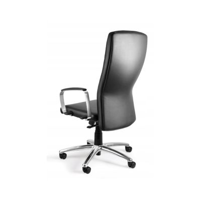 2. Adella C239 office chair, natural leather, HL-4, black