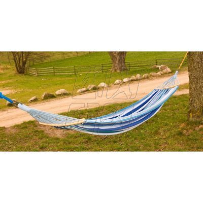 5. Garden hammock 2 people Luxe XXL 250x150 cm blue 1021201