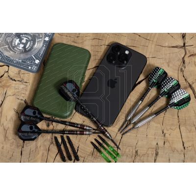 8. Harrows Slimcase 6 Green Dart Case
