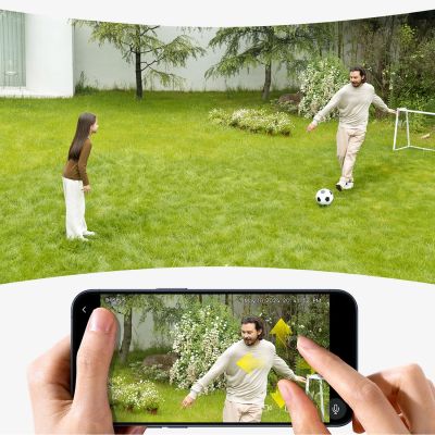 5. Baseus Security S1 2K Outdoor Camera – White