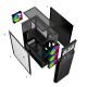 10. GEMBIRD FORNAX 400X MIDI-TOWER CASE (2X USB 3.0, 1X USB 2.0, HD AUDIO, GLASS SIDE PANEL, ARGB BACKLIGHT) BLACK