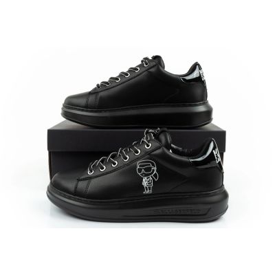 10. Karl Lagerfeld men's shoes sneakers Kapri natural leather black