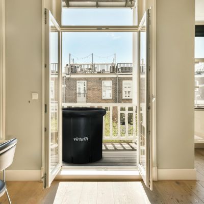 17. VIRTUFIT ICE BATH XXL - 375 LITERS - ANTHRACITE - WITH ACCESSORIES
