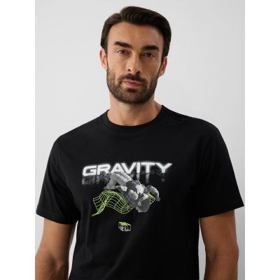 3. Men's Regular-Fit Printed T-Shirt 4F 4FRAW26TTSHM4663-20S
