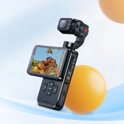 9. Ordro Pocket M5 3-Axis Gimbal Camera, 5K, for Vlogging and YouTube – Black