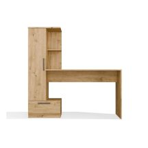 COSMO OAK ARTISAN Desk + Shelf Set