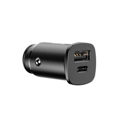 3. Baseus Square PPS smart car charger with USB Quick Charge 4.0 QC 4.0 and USB-C PD 3.0 SCP ports black (CCALL-AS01)