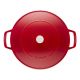 2. Deep Braising Pan with Lid Staub – 24 cm, Red