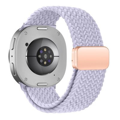 2. Tech-Protect NylonMag Strap for Samsung Galaxy Watch 40/44/46mm - Purple