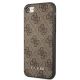 2. Guess 4G Metal Gold Logo Case for iPhone SE 2022 / 2020 / 7 / 8 - Brown