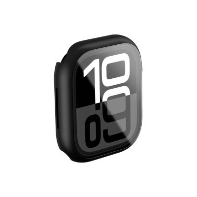 2. AmazingThing Radix Glass Case for Apple Watch 46mm – Black