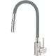 Kitchen tap with a curved spout - 2 types of stream