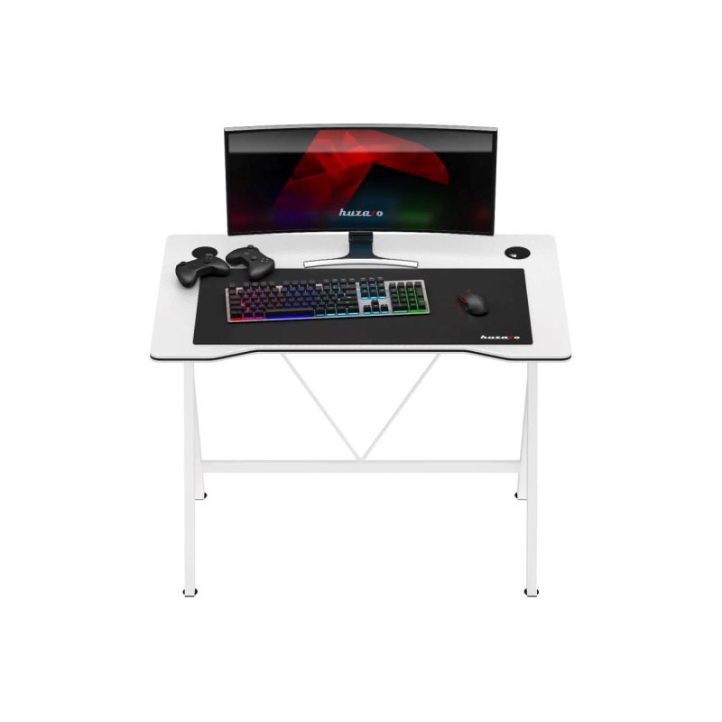 9. Huzaro Hero 1.4 White Gaming Desk