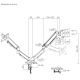 7. Deltaco ARM-1300-B TV Mount 81.3 cm (32") Black